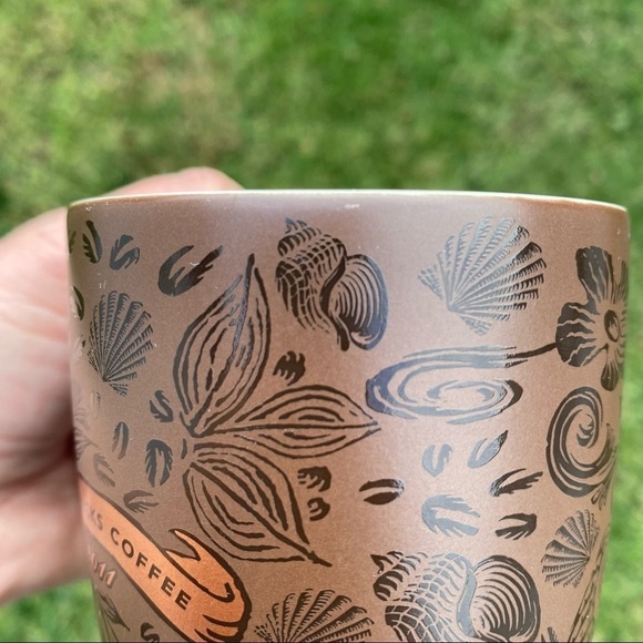 Starbucks Coffee 2011 Brown Copper Split Tail Siren Mermaid Anniversary Mug 12oz - Picture 10 of 10